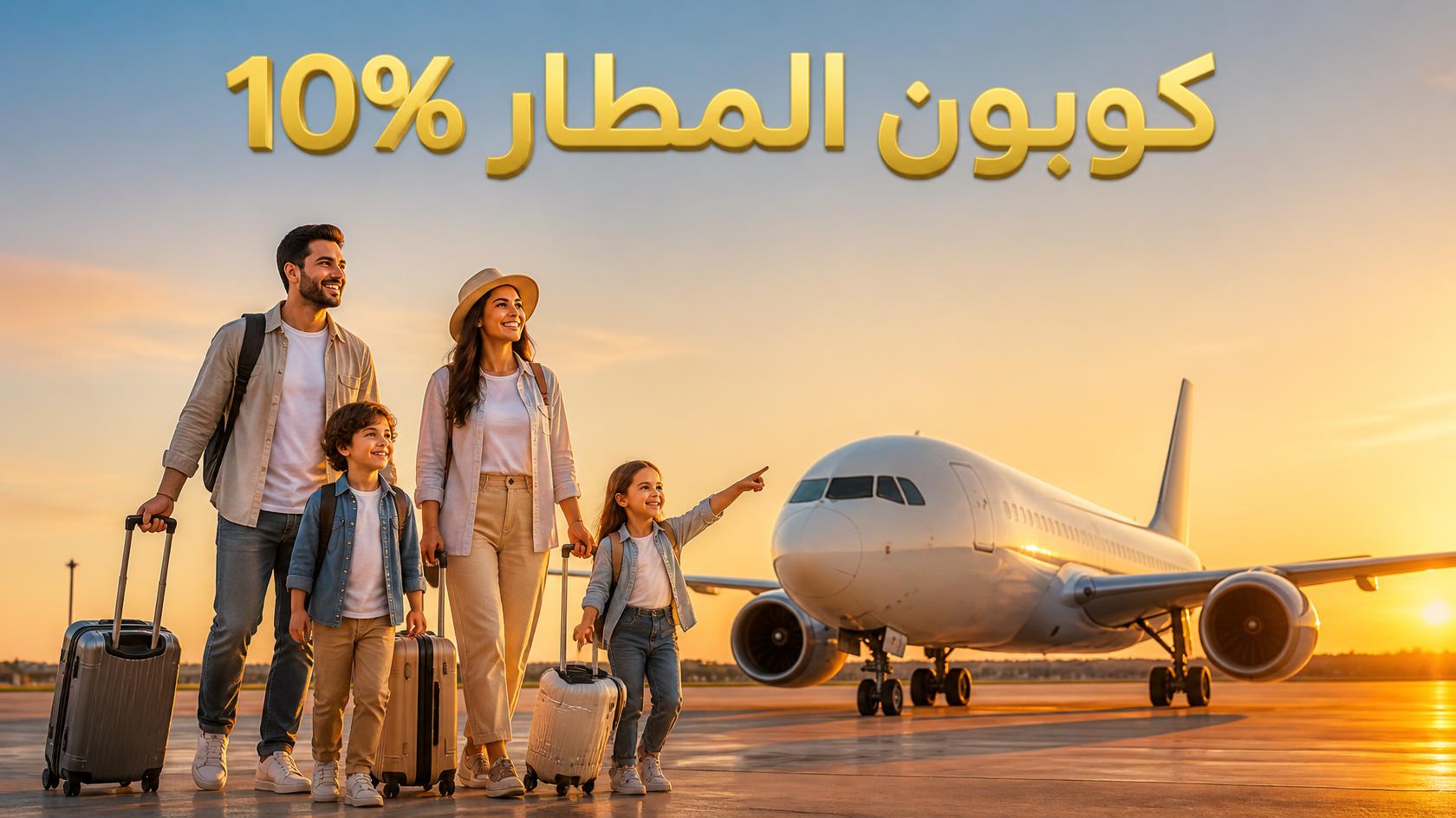 حجوزات طيران المطار بسعر مخفض 10% ALMATAR